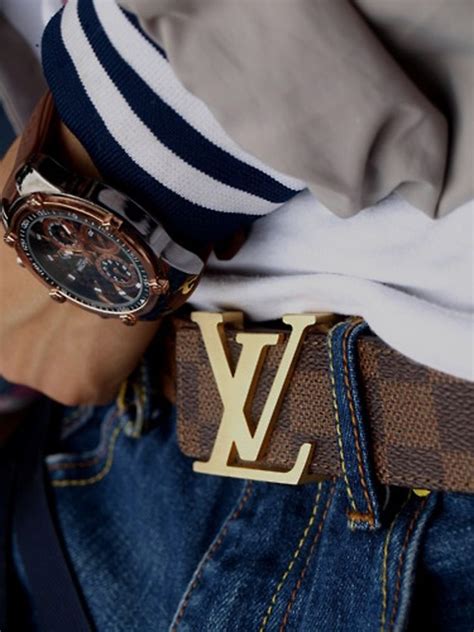 louis vuitton belt men outfit|louis vuitton men belt sale.